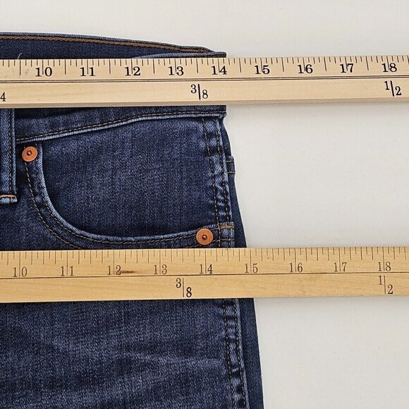 Madewell 10" High Rise Skinny Jeans Medium Wash Women’s Size 26 Classic Denim - Picture 7 of 10